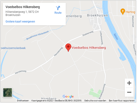 Voedselbos Hilkensberg Google Maps Kaart